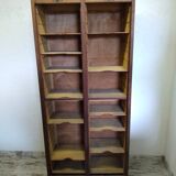 Old double curtain file cabinet