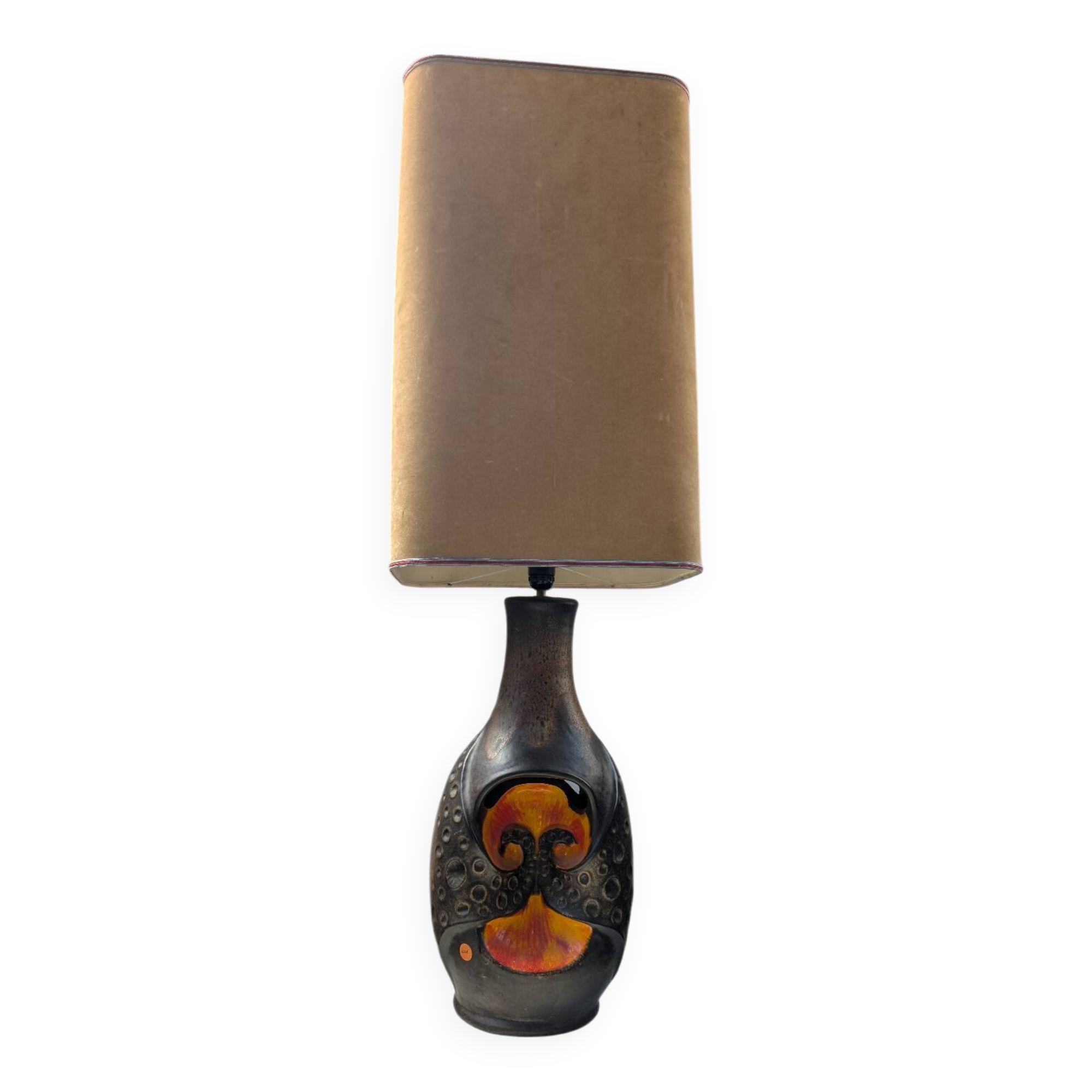 Large ceramic lamp from the 70s