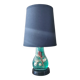 Vintage resin inclusion lamp curiosity cabinet