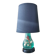 Vintage resin inclusion lamp curiosity cabinet