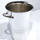 Silver metal white wine bucket