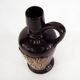 Ceramic pitcher vase - bird and flower decor - vintage 70s