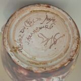 Vase pichet coq, céramique émaillée signée Jeanne Azambourg, Le Clos De Joye, années 60