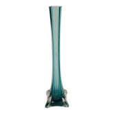 Vase soliflore en verre coloré bleu