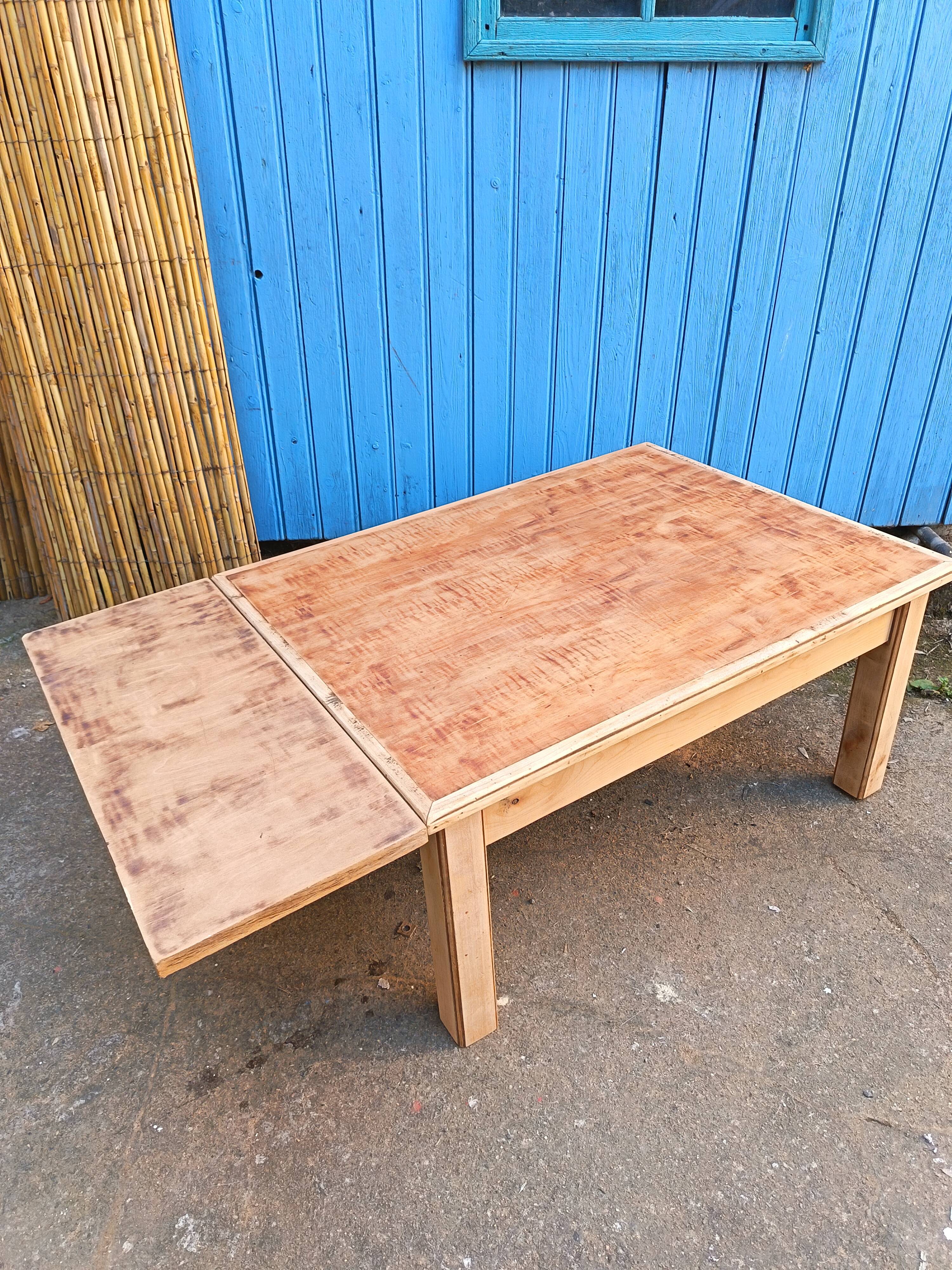 Wooden coffee table in Japanese style