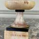 Paire de coupes en blue john ou fluo spar, vers 1900