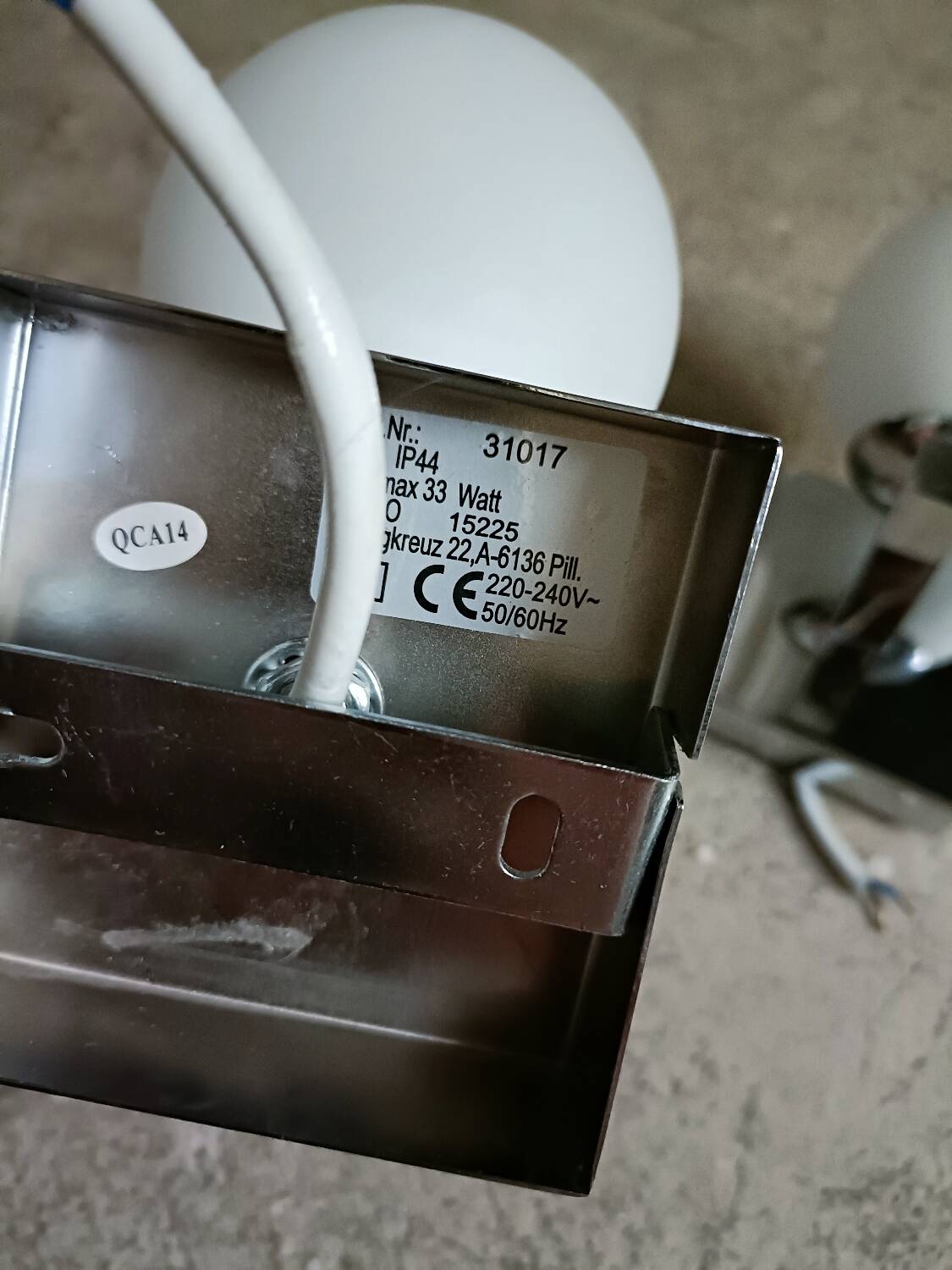 Space age wall lights