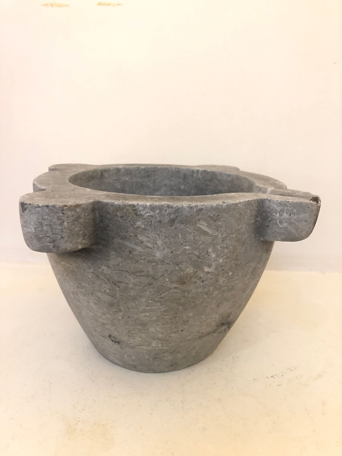 Limestone mortar, 19th century