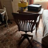 Classic vintage swivel office armchair (1950s–1970s)