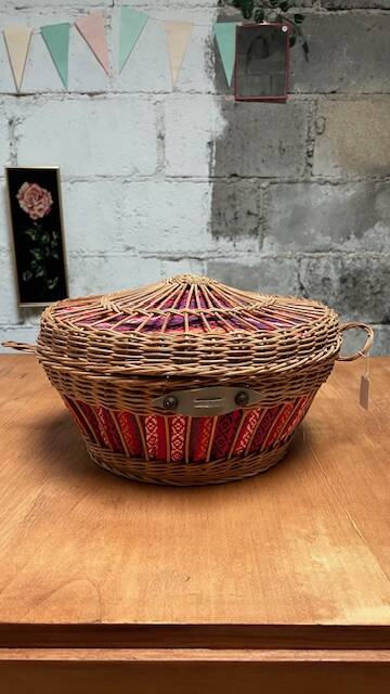 Sewing box - vintage basket