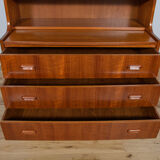 Mid-century teak shelf with pull-out top, 1960s