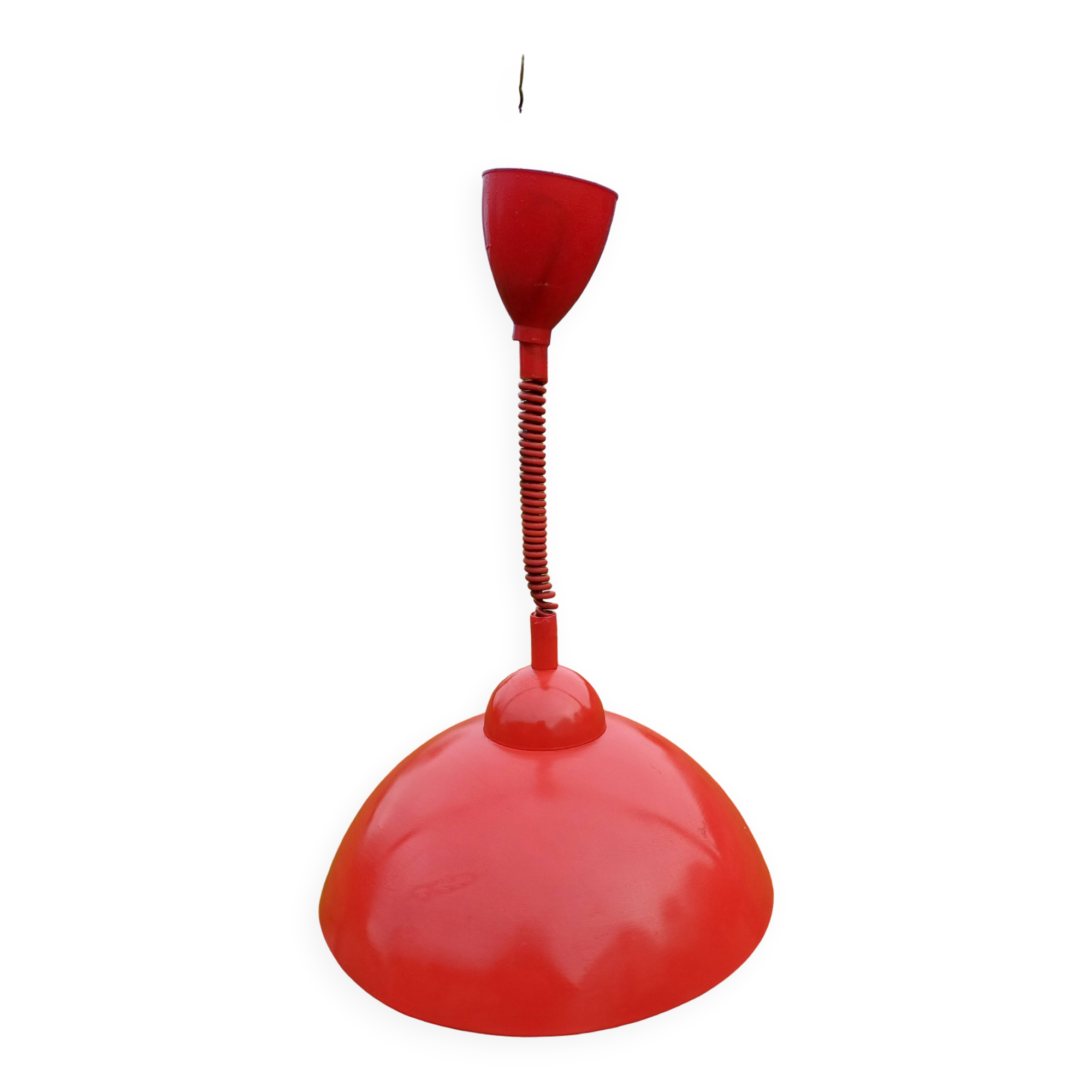Vintage Red Tole Suspension