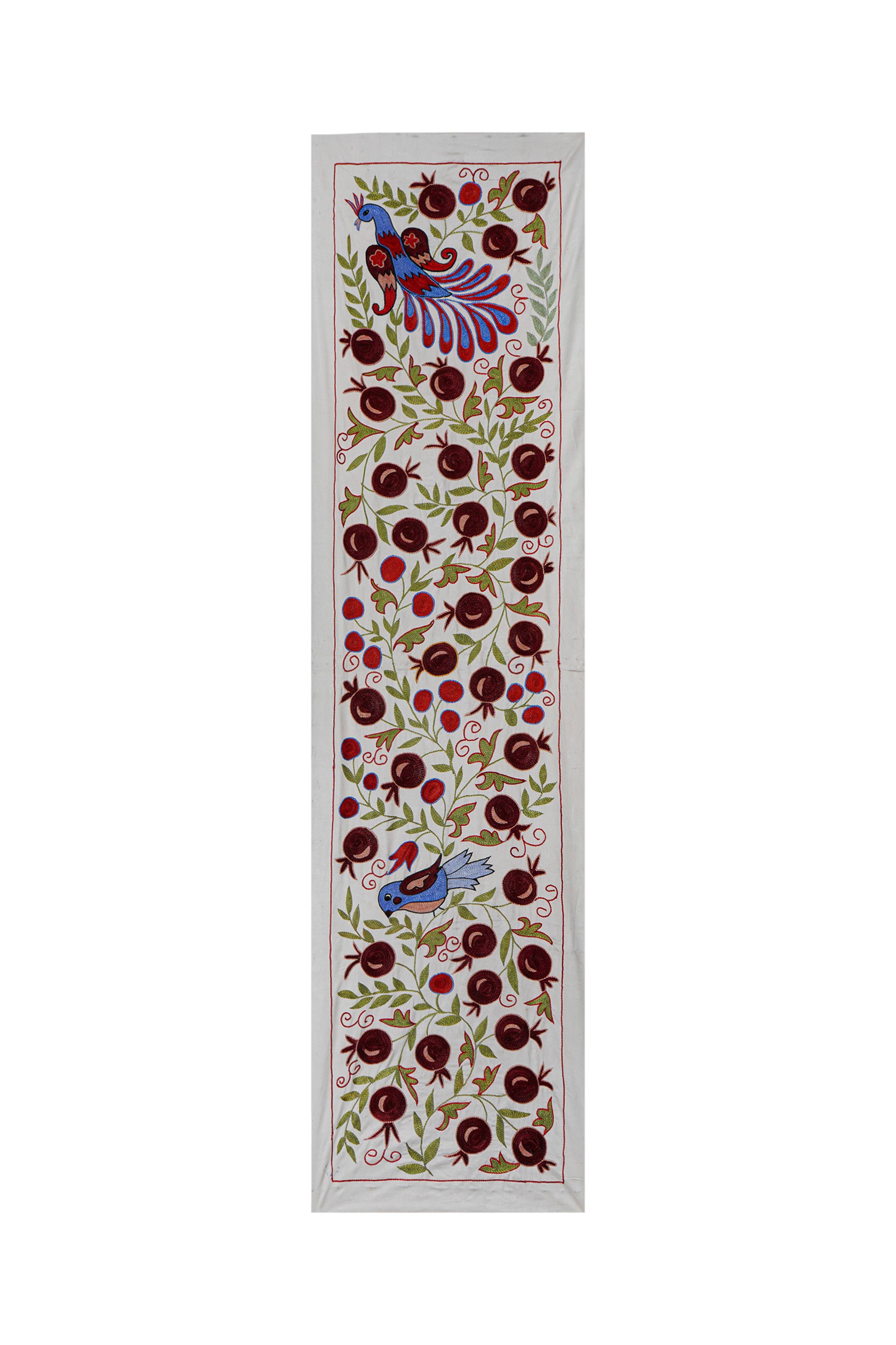 Hand-knotted rug, vintage Turkish rug 51x187 cm