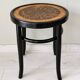 Stool in the style of Thonet made of solid wood.