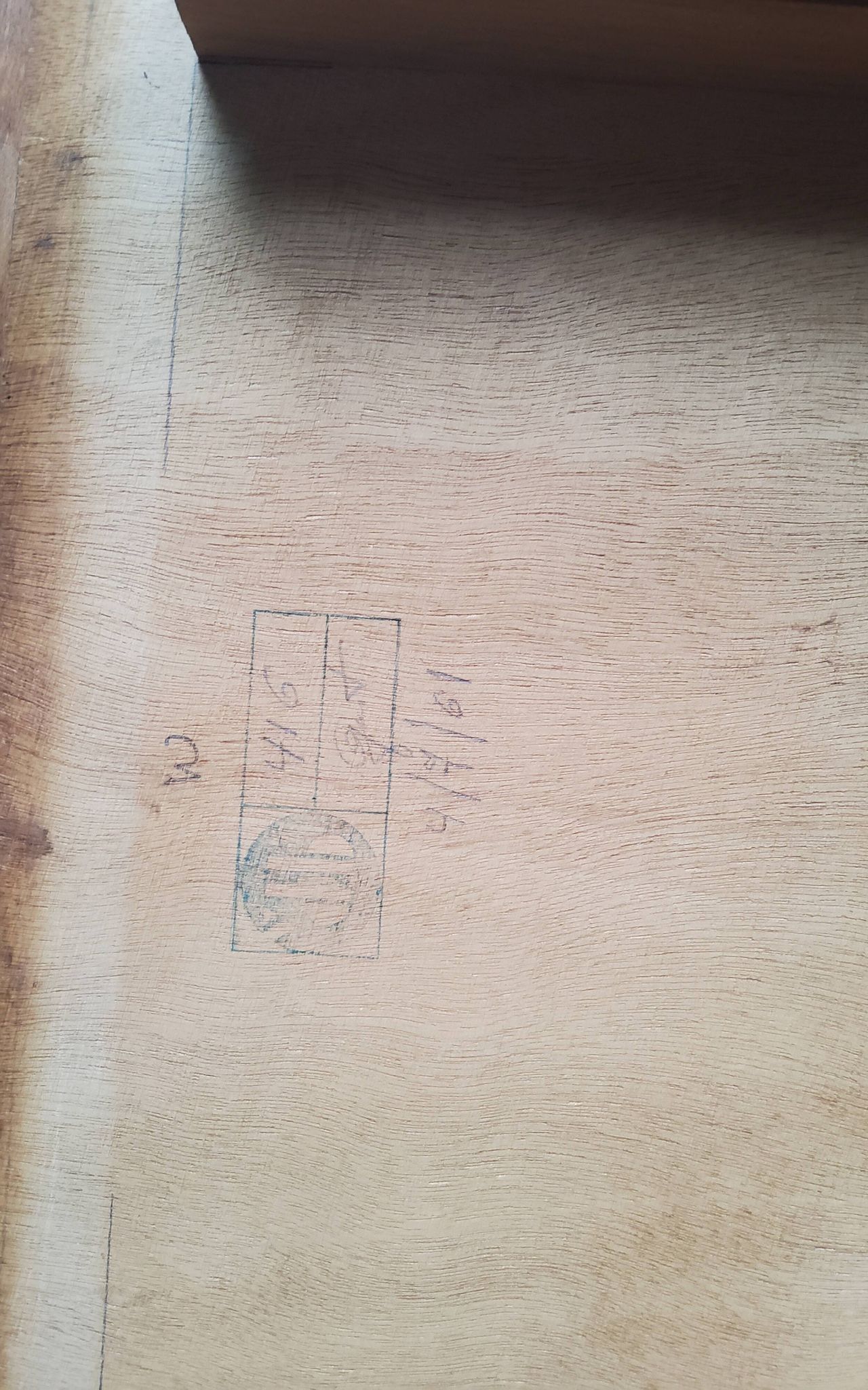 Wooden side table, Van Den Berghe-Pauvers, Belgium