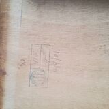 Wooden side table, Van Den Berghe-Pauvers, Belgium