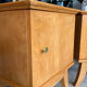Vintage bedside table with tapered legs