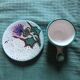 Cup and saucer in Vallauris style