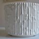 Ceramic cache pot in bamboo style, Italy 1980, Hollywood Regency.