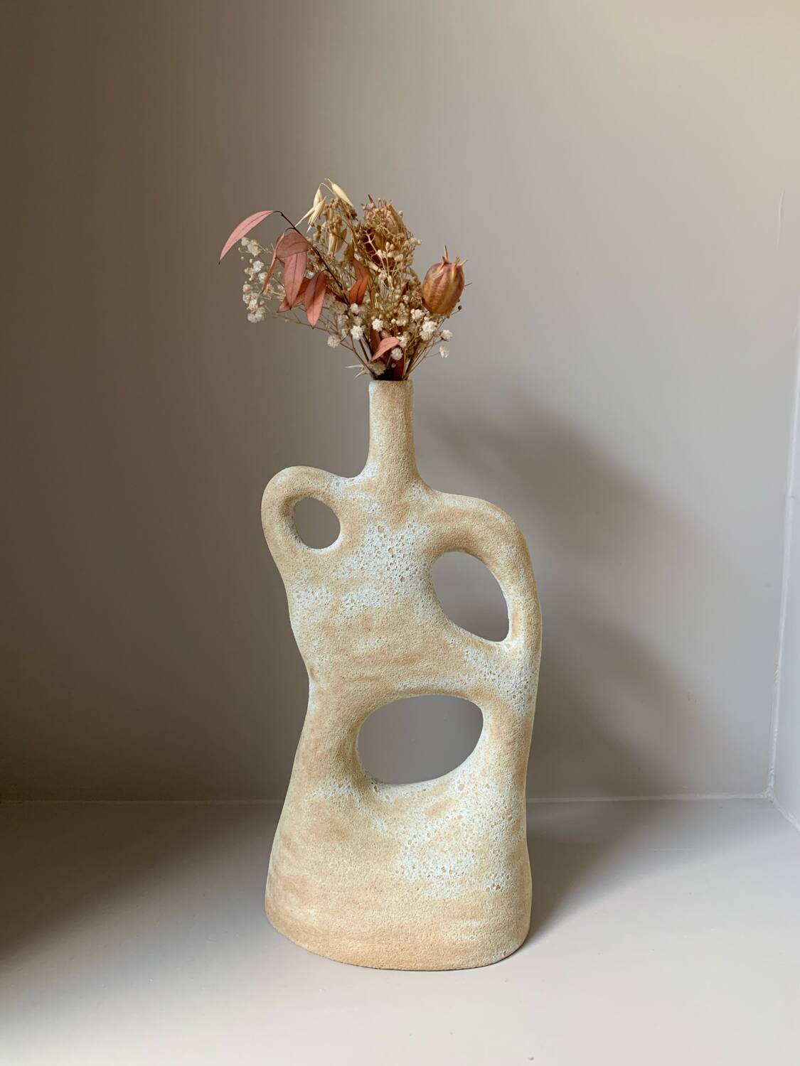 Vase in an organic shape