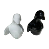 Poivre et sel animaux en porcelaine