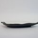 Leaf-shaped pocket emptier, two-tone ceramic by Cerenne Vallauris