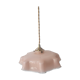 Suspension en opaline rose