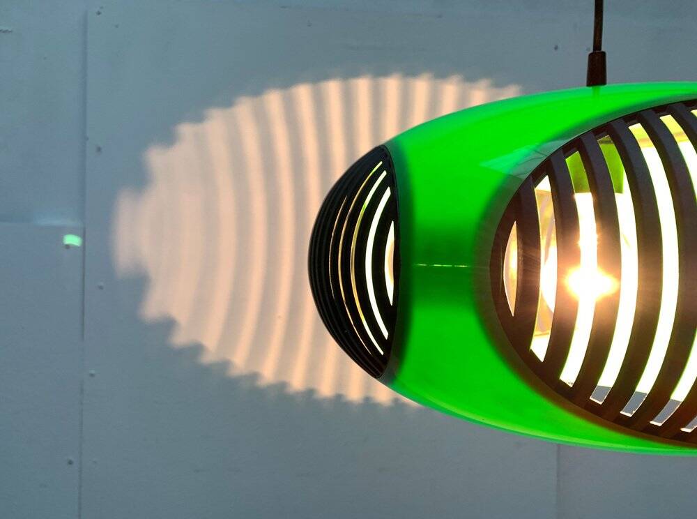 Suspension UFO from the space age attributed to Luigi Colani, 1970s.