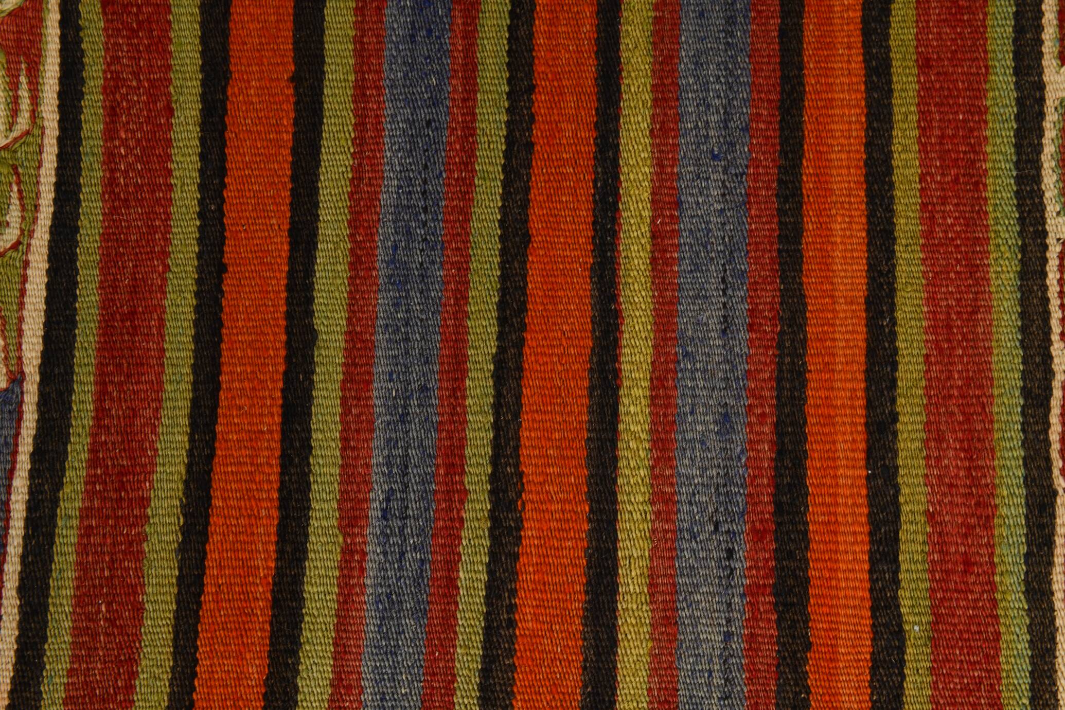 5x14 Kilim Runner Rug, 145x410Cm Pumpkin Orange Runner