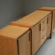 Large brustalist oak sideboard, Belgium.