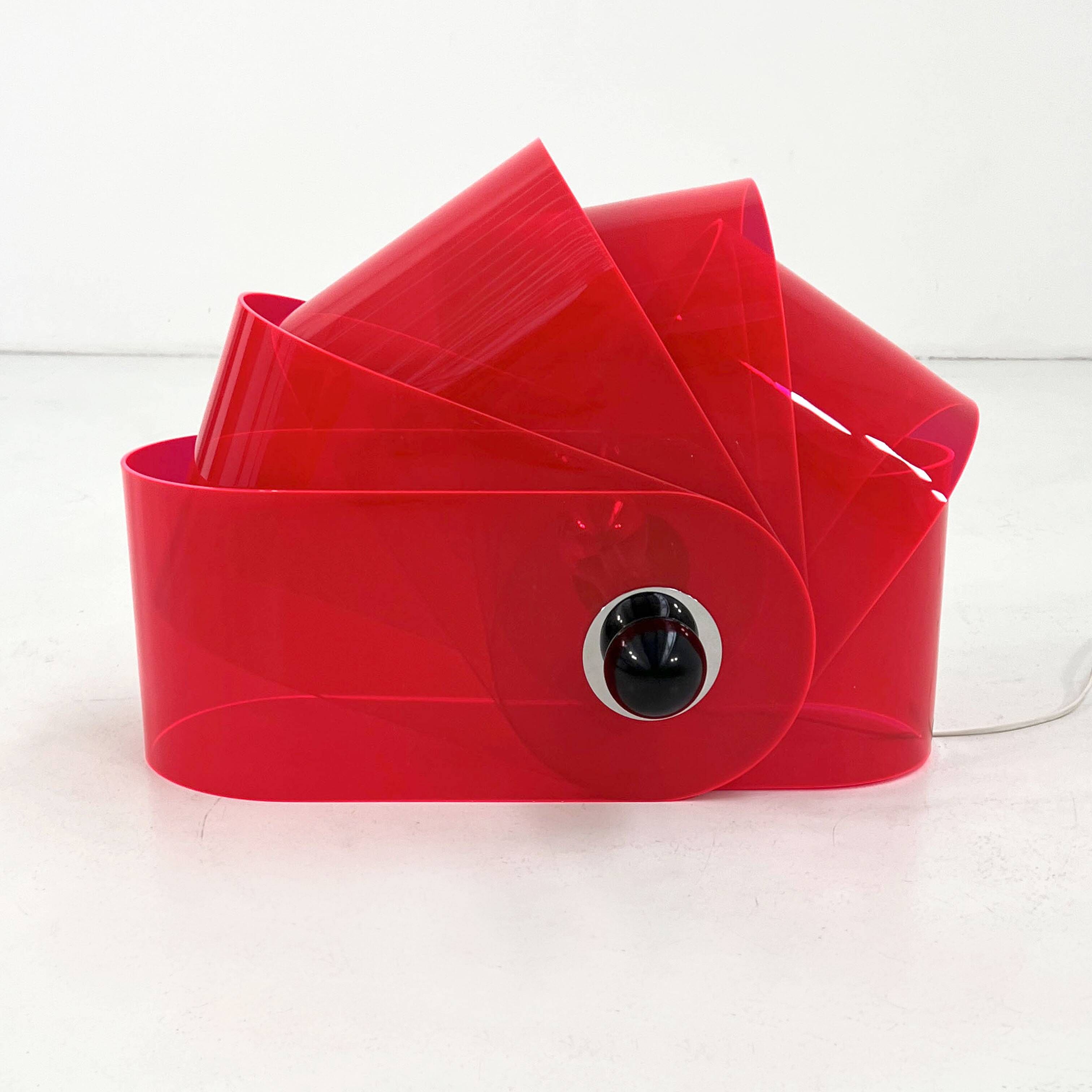 Lampe Gherpe Rose par Superstudio pour Design Centre Poltronova, 1968