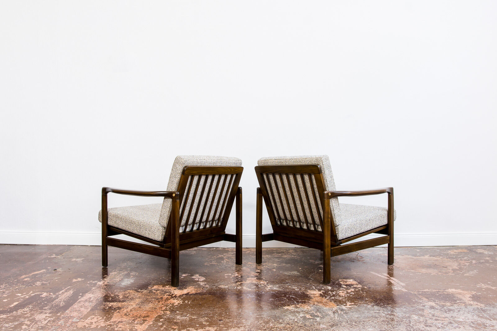 Pair of Restored B-7522 armchairs by Zenon Bączyk, 1960’s