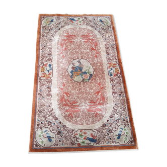 Tapis fait main chinois en soie