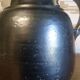 Black enameled ceramic pitcher "Jean Marais"