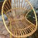 Vintage rattan lounge