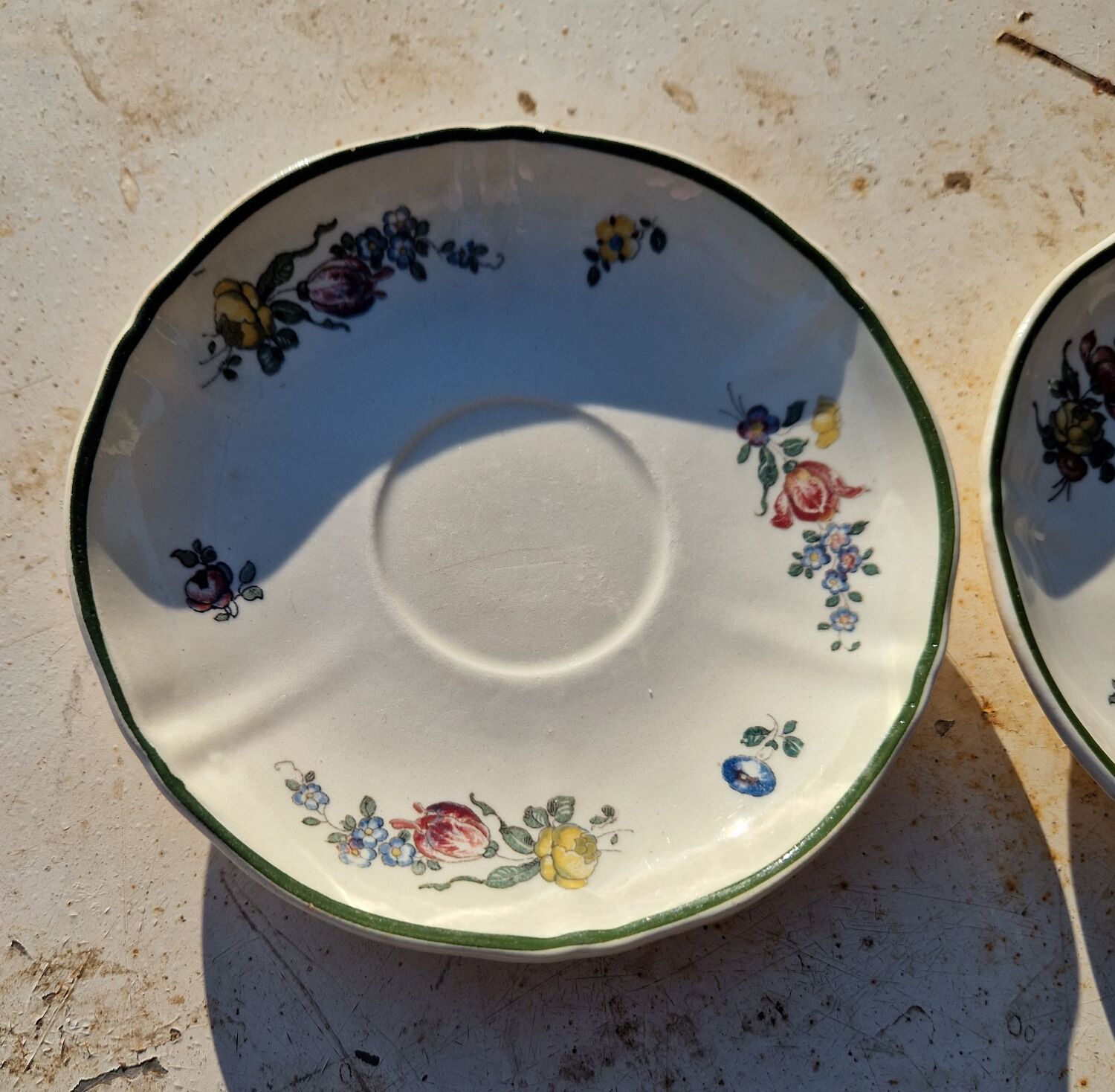 Set of 3 saucers Villeroy Boch model 1562