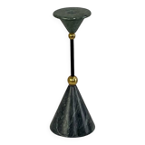 Vintage marble and brass candle holder