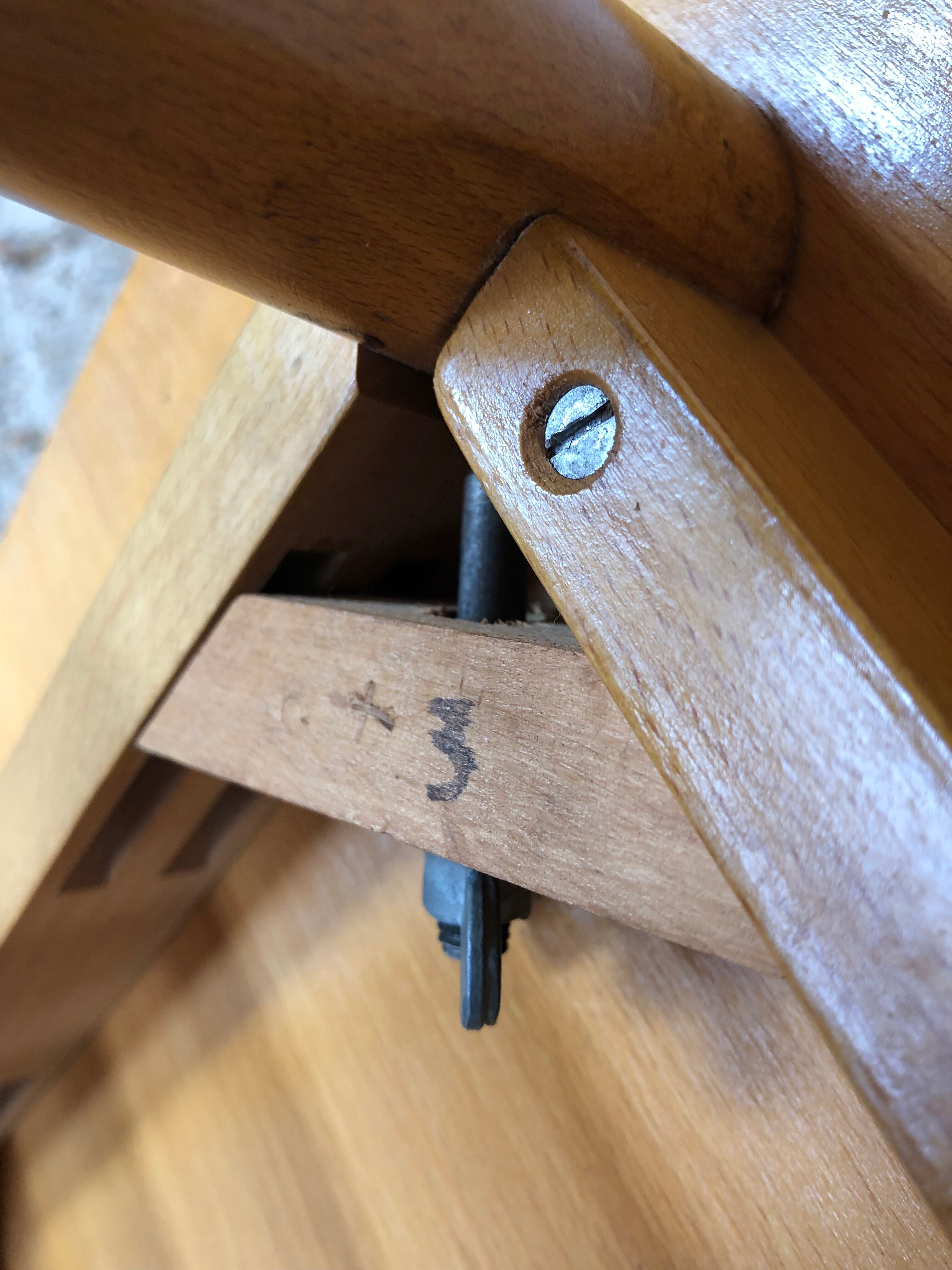 Scandinavian teak coffee table in the 70s