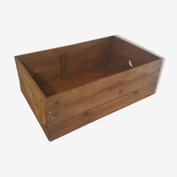 Wooden crate.