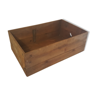 Wooden crate.