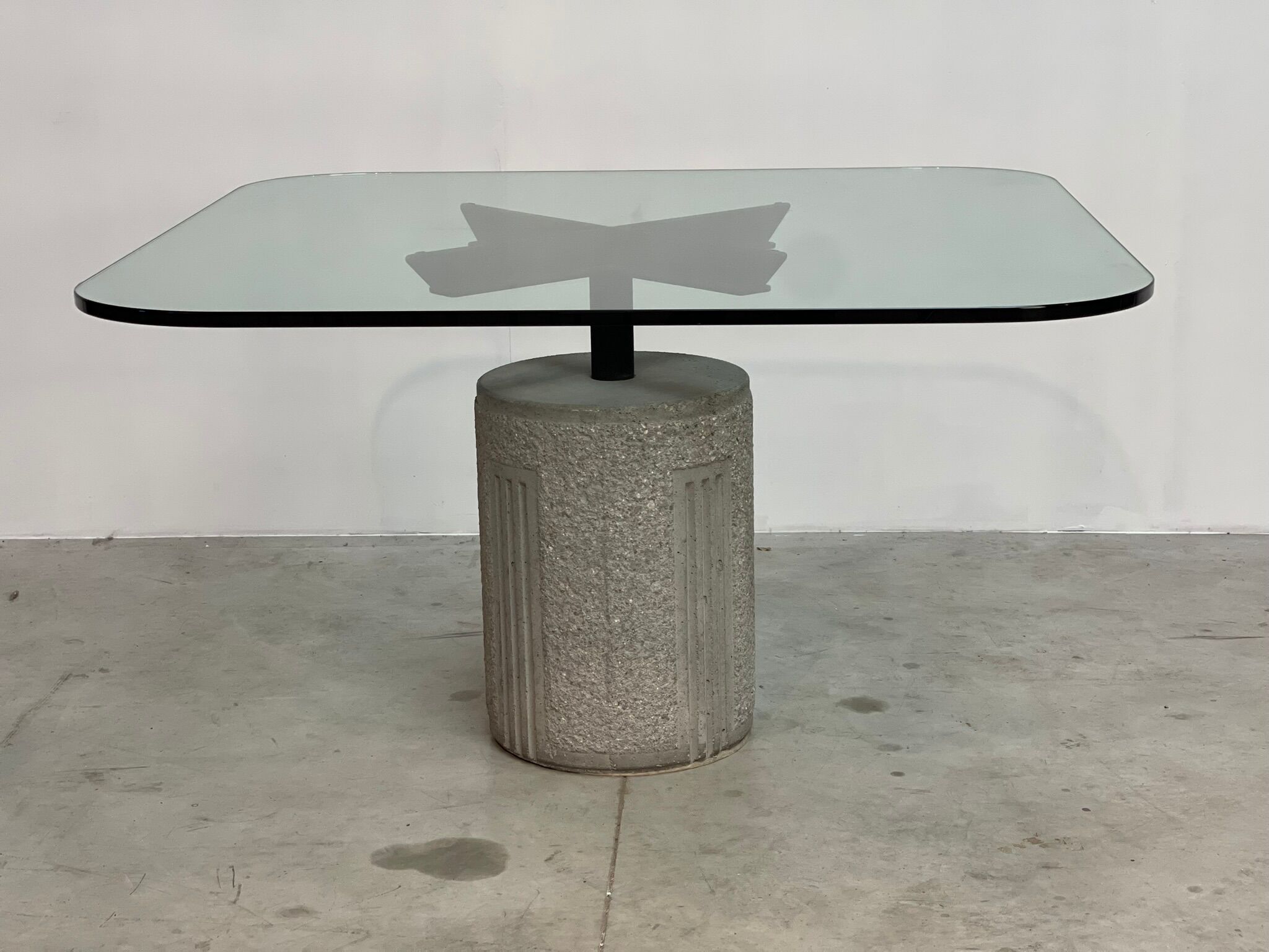 Table à manger Giovanni Offredi pour Saporiti, années 1970