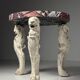 Grand tour style centre table faux marble