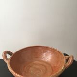 Jatte with Provencal handles in terracotta