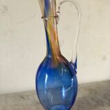 Blue carafe blown glass