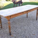 Farmhouse table dating from the end of the 19th century