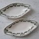Lot of 2 ravines and gravy boat Badonvilliers model Champagne