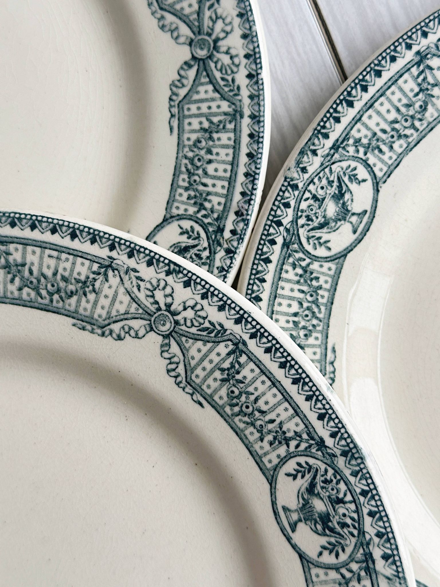 lot de 6 assiettes anciennes