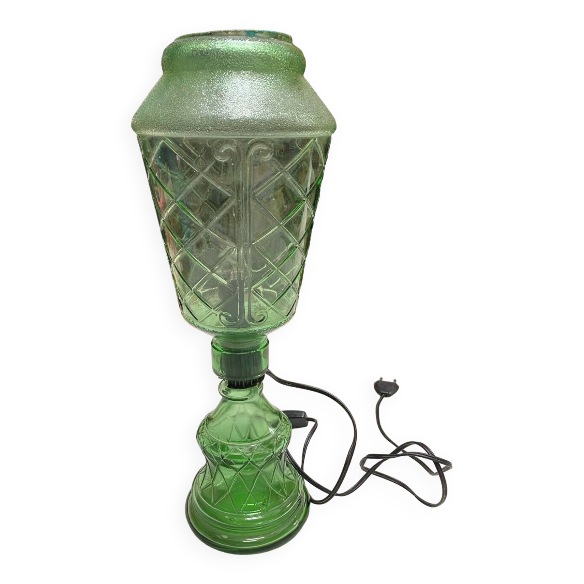 Lampe bouteille Italia chianti verre