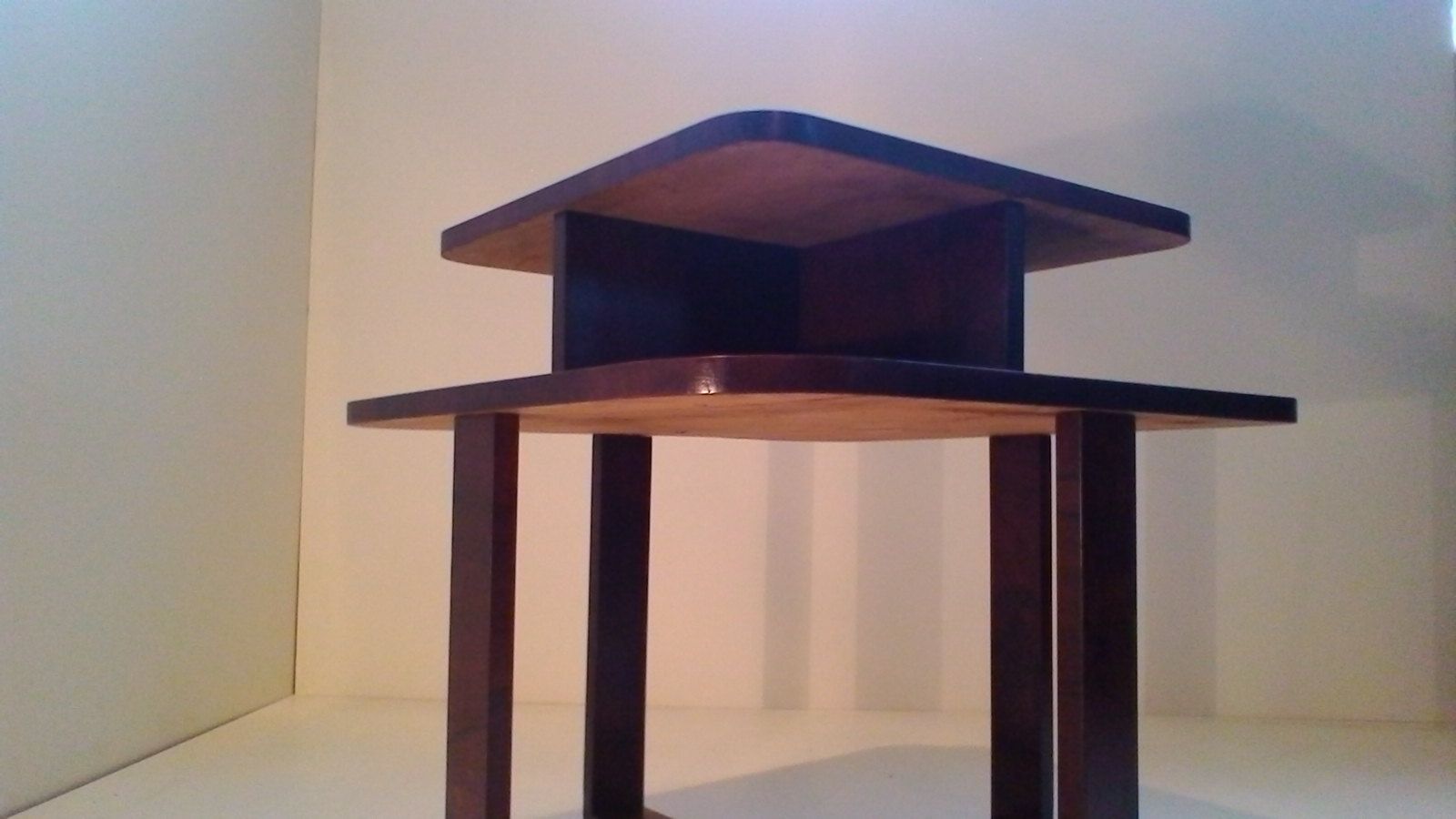 Table low Deco rectangular bentwood