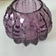Amethyst vintage glass cactus vase